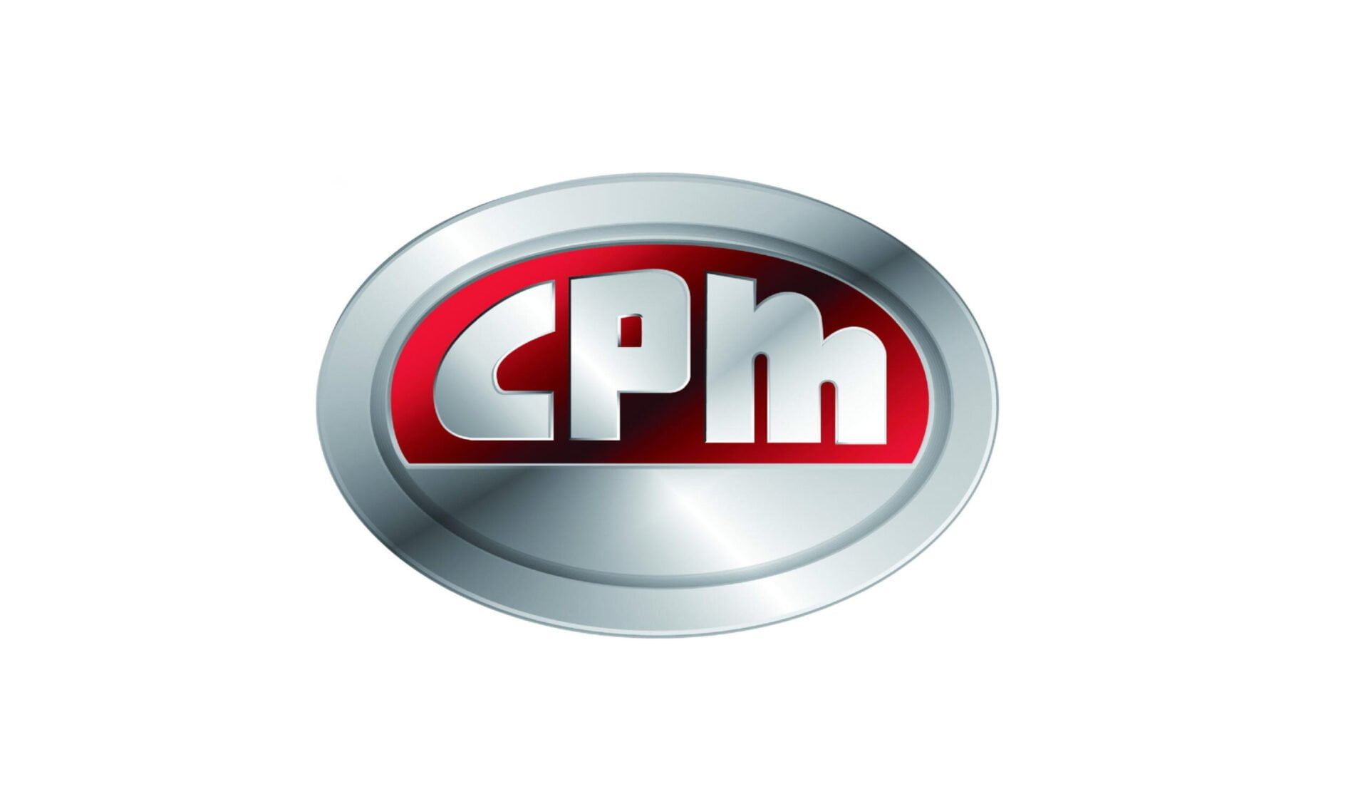CPM logo in red and silver