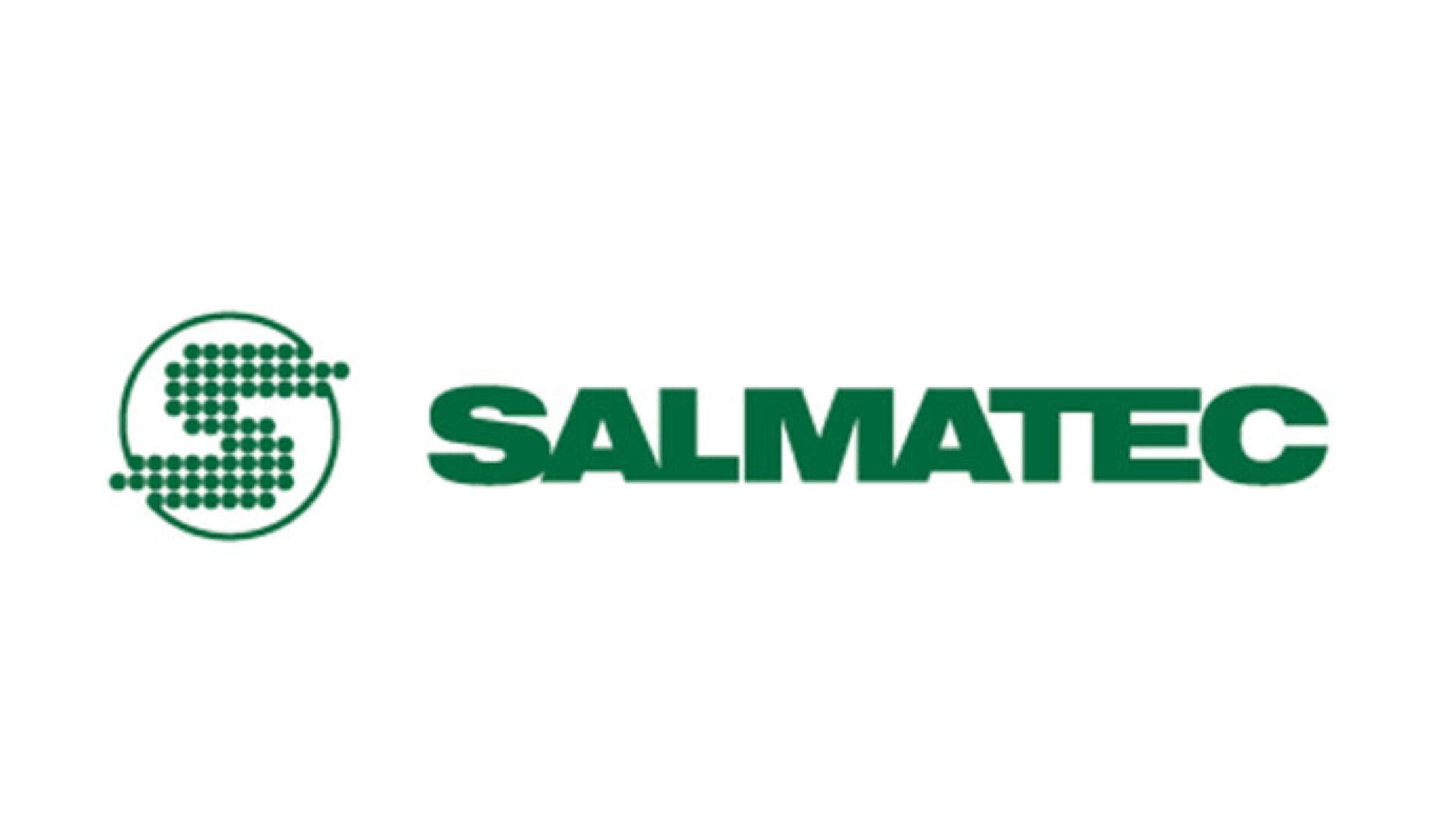 Salmatec logo in green with stylized S design