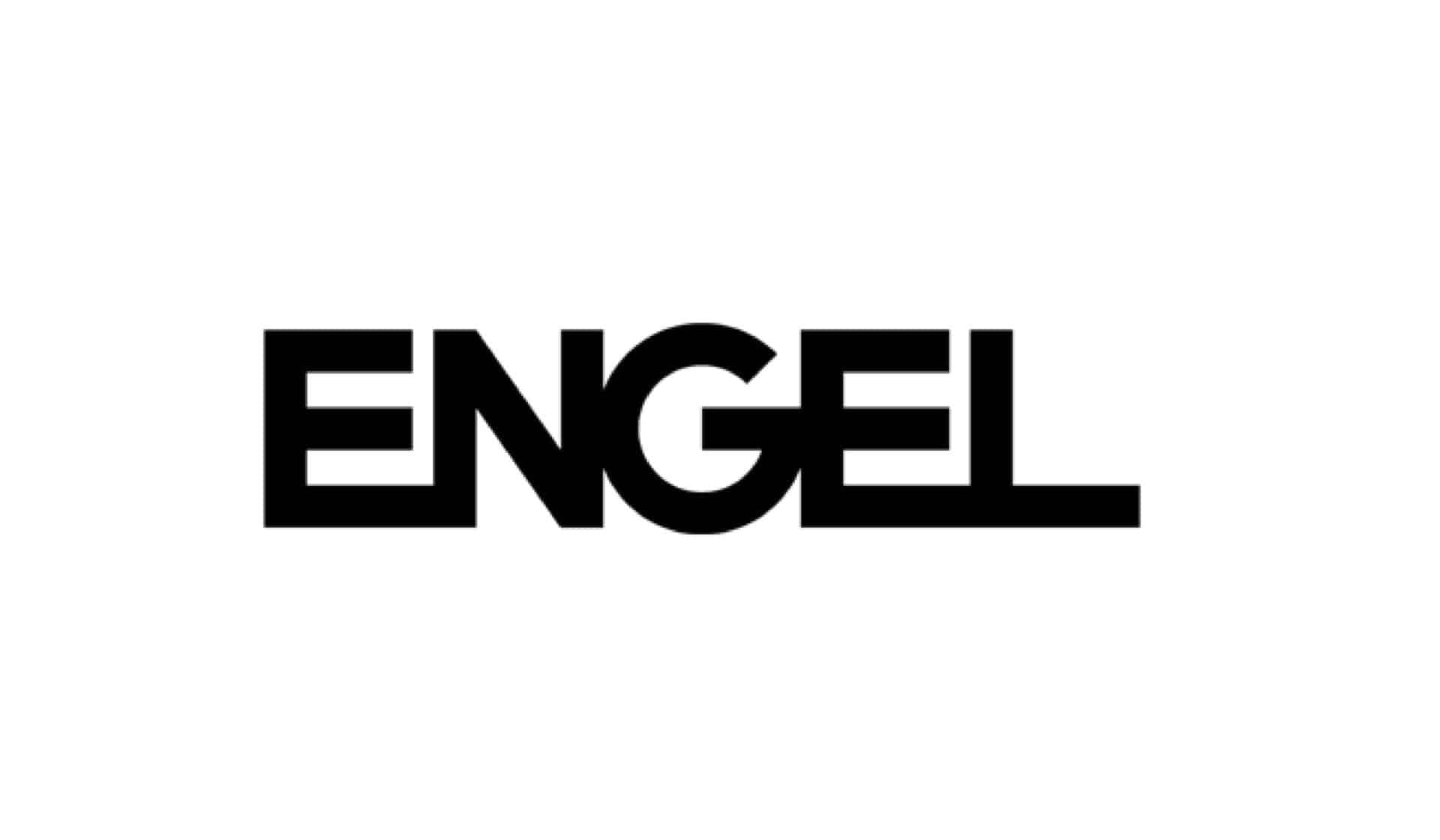 ENGEL logo in bold black letters