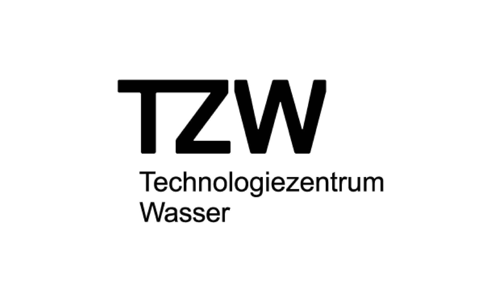 TZW Technologiezentrum Wasser logo in black text