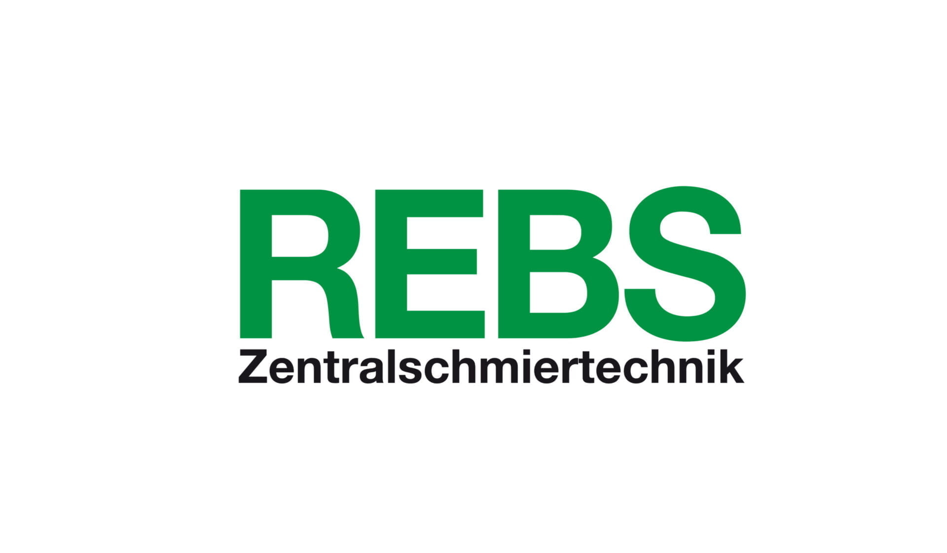 REBS Zentralschmiertechnik logo in green and black text